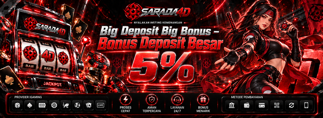 BONUS DEPOSIT BESAR 5%